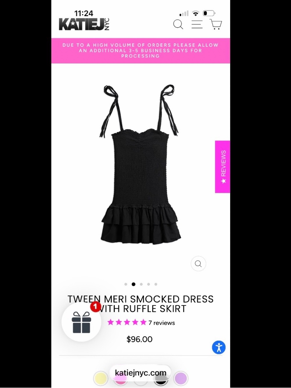 KatieJ NYC Tween Meri Dress